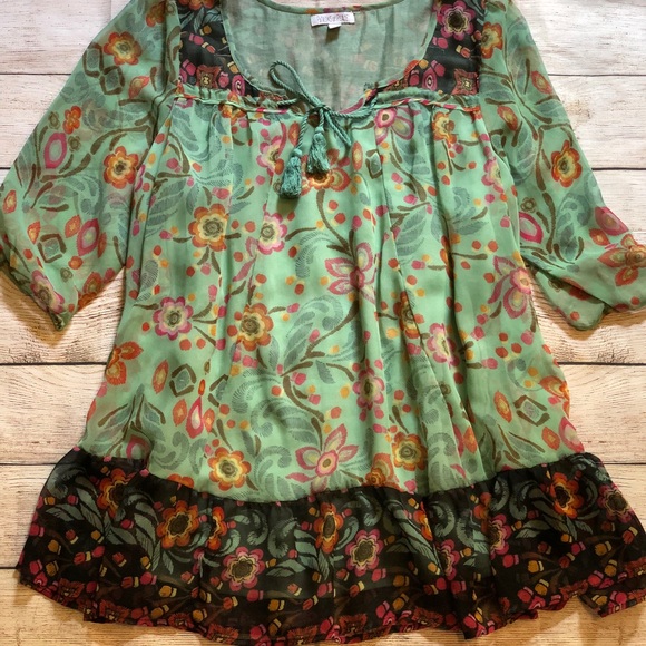 Patrons of Peace Tops - Patrons of Peace Boho Chic Tunic